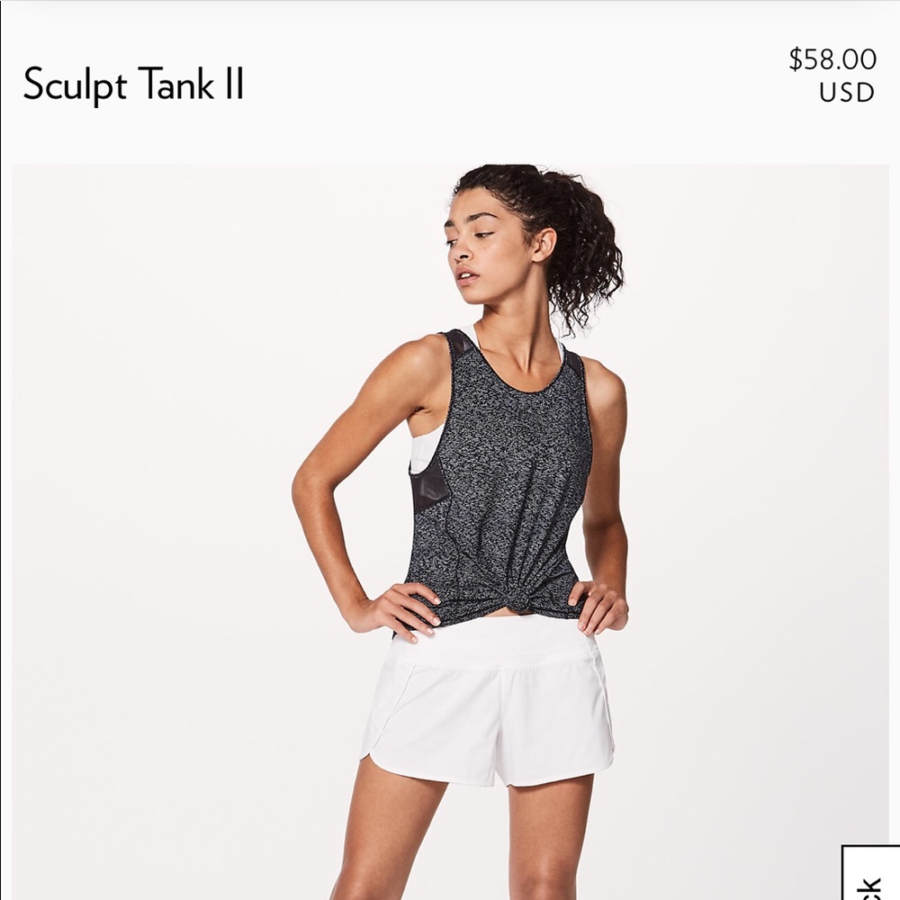 Lululemon Sculpt tank